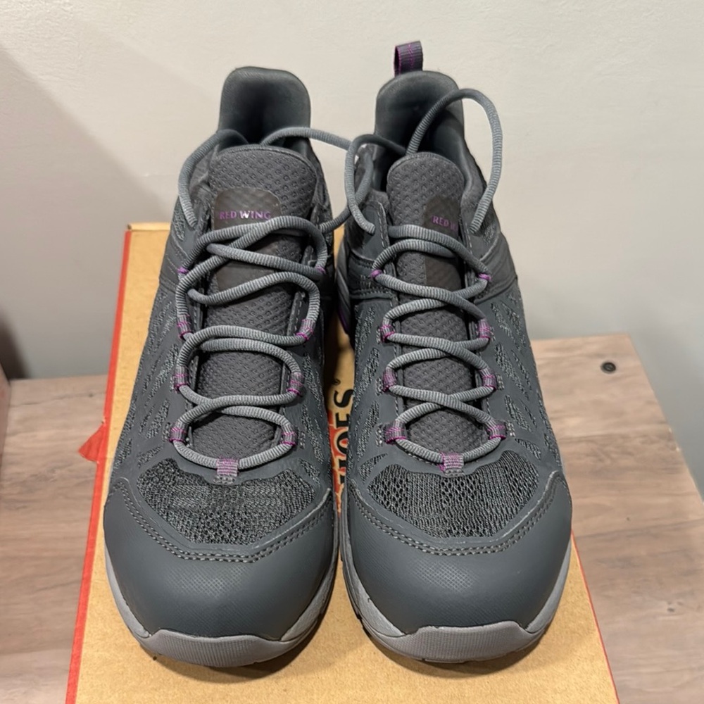 Red Wing Shoes Gray and Purple Work/Hiking Sneakers